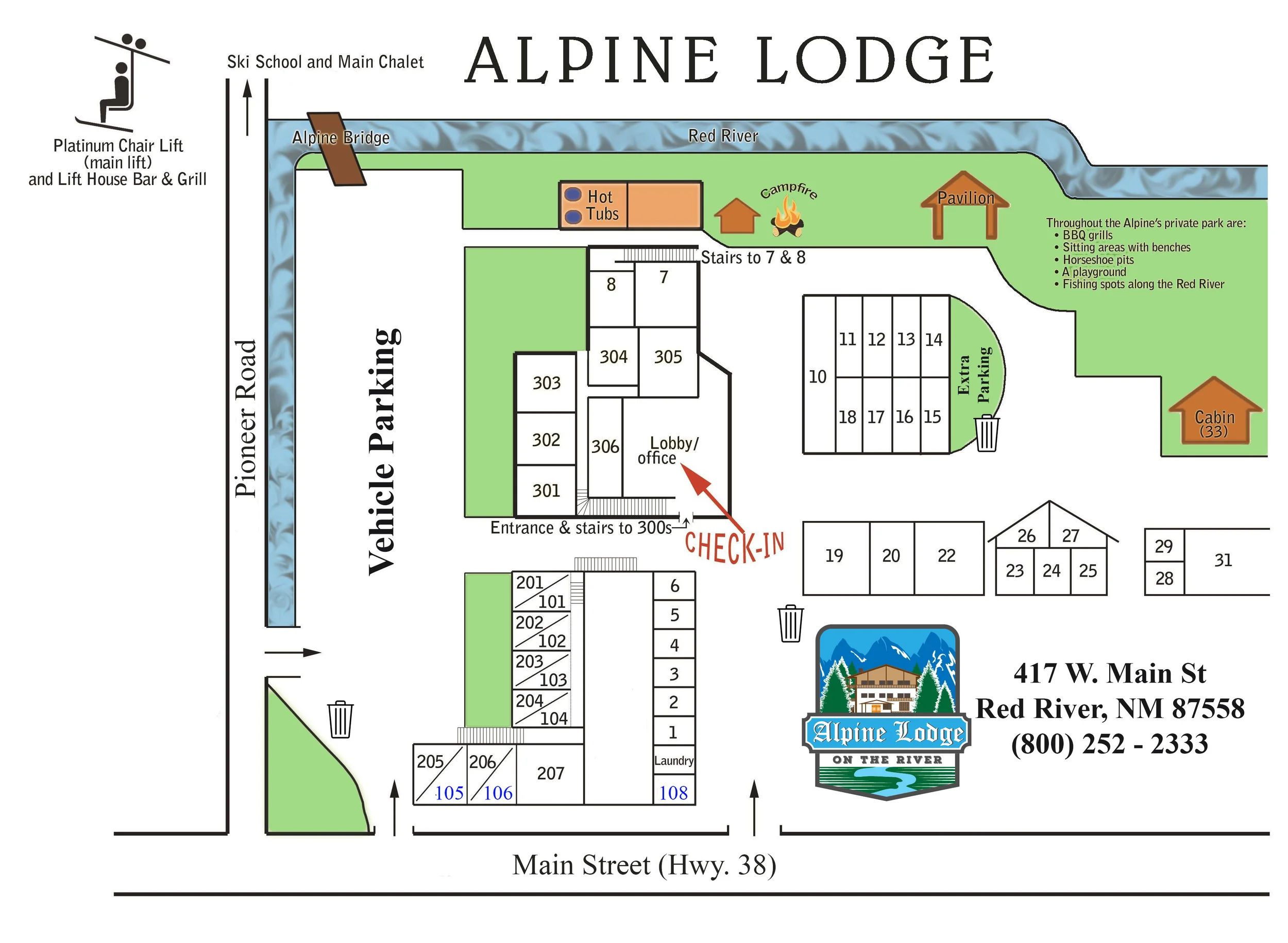 Map of Alpine