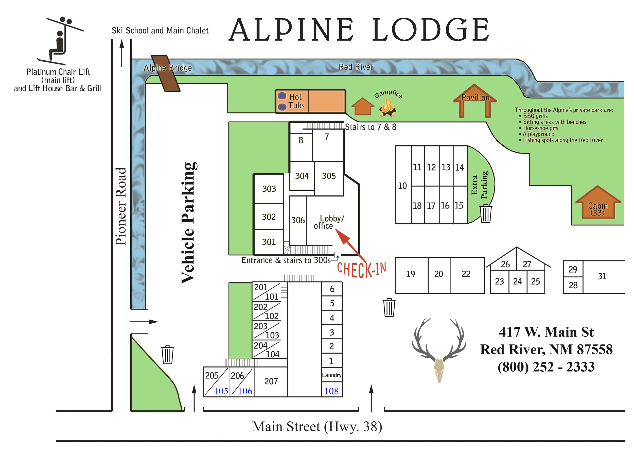 Map of Alpine